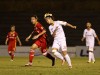 Than KSVN (áo đỏ) thắng TNG Thái Nguyên 2-0.