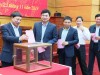 Các đại biểu bỏ phiếu bầu bổ sung chức danh Ủy viên Ban Thường vụ Tỉnh ủy.