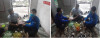 Đồng chí Trần Văn Long – UV BTV Đoàn TN Công ty, đồng chí Lại Huy Tuấn - Bí thư Chi đoàn TGTN đại diện Đoàn TN Công ty đến trao quà cho người lao động có hoàn cảnh khó khăn.
