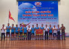 Đội nam bóng chuyền Công ty Than Thống Nhất - TKV nhận giải Ba từ BTC