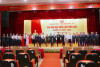 Các đại biểu, khách mời, lãnh đạo Công ty chụp ảnh  chúc mừng thành công của Đại hội. Ảnh: Truyền thông Công ty
