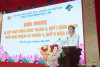 Đồng chí Vương Minh Thu - Bí thư Đảng uỷ, Giám đốc Công ty phát biểu chỉ đạo, định hướng, giao nhiệm vụ tại Hội nghị sơ kết hoạt động SXKD quý I/2026. Ảnh: Truyền thông Công ty.
