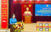 Đồng chí Nguyễn Thị Minh - Phó Chủ tịch Công đoàn Than - Khoáng sản Việt Nam phát biểu tại chương trình