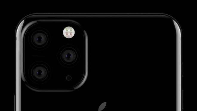iPhone 2019 có thể sử dụng lớp phủ màu đen trên camera, giúp phần camera đỡ lộ hơn.
