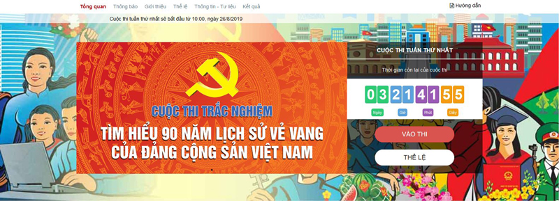 Phát động Cuộc thi trắc nghiệm Tìm hiểu 90 năm lịch sử vẻ vang của Đảng Cộng sản Việt Nam
