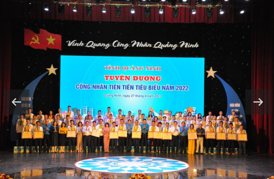 Bùi Quang Ruệ - công nhân tiên tiến tiêu biểu năm 2023 được tỉnh Quảng Ninh khen thưởng