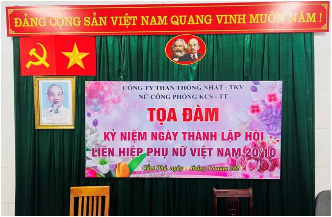 Phòng KCS - TT tọa đàm kỷ niệm ngày thành lập Hội Liên hiệp Phụ nữ Việt Nam 20/10