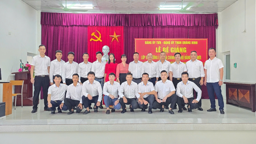 22 đảng viên mới Đảng bộ Công ty Than Thống Nhất - TKV hoàn thành lớp bồi dưỡng lý luận chính trị