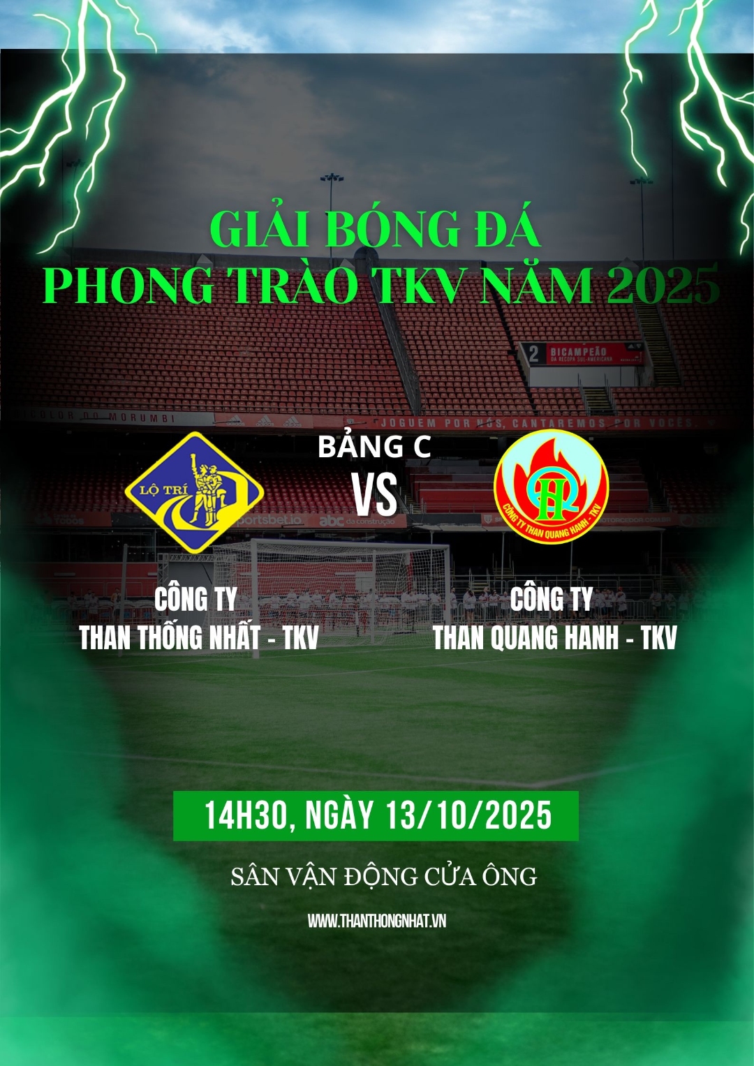 Tiếp lửa chiến thắng - Cổ vũ cho đội bóng Công ty Than Thống Nhất - TKV