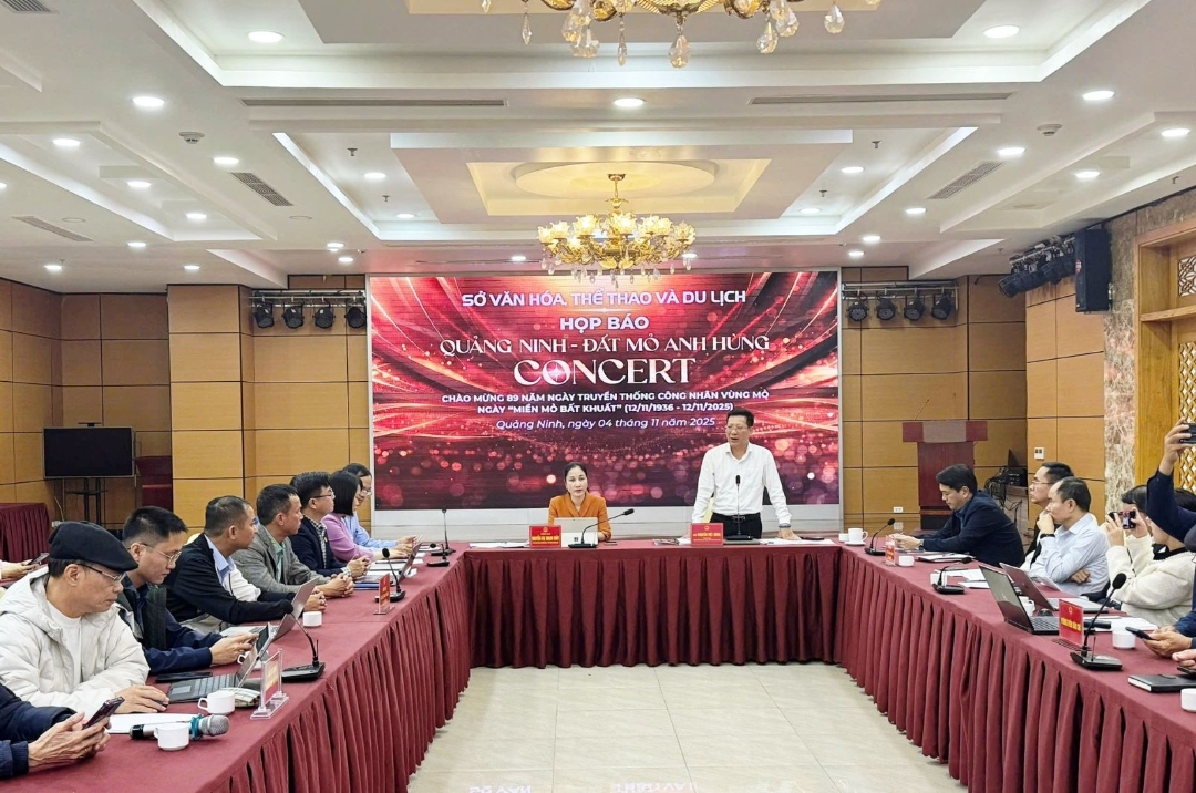 Sở Văn hóa, Thể thao và Du lịch tỉnh Quảng Ninh tổ chức họp báo thông tin về Concert “Quảng Ninh - Đất mỏ anh hùng”