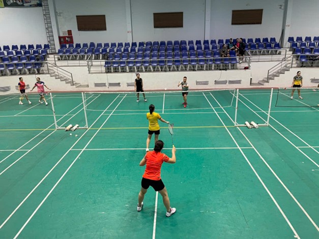 Đội liên quân 6 tập luyện chuẩn bị cho Giải  cầu lông, bóng bàn phong trào Công ty năm 2025