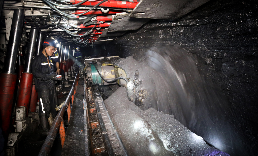 Lò chợ CGH hạng nhẹ của Công ty Than Nam Mẫu.