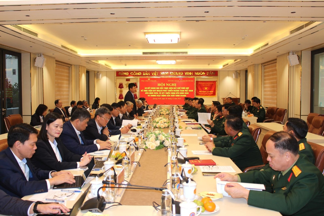 TKV và Binh đoàn 19 sơ kết thực hiện Quy chế phối hợp Quy hoạch phát triển ngành Than và hoạt động sản xuất, kinh doanh