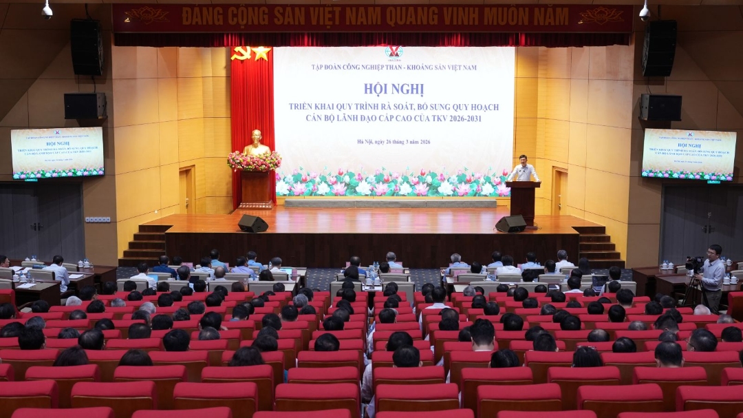 Hội nghị triển khai quy trình rà soát, bổ sung quy hoạch cán bộ lãnh đạo cấp cao TKV giai đoạn 2026 - 2031