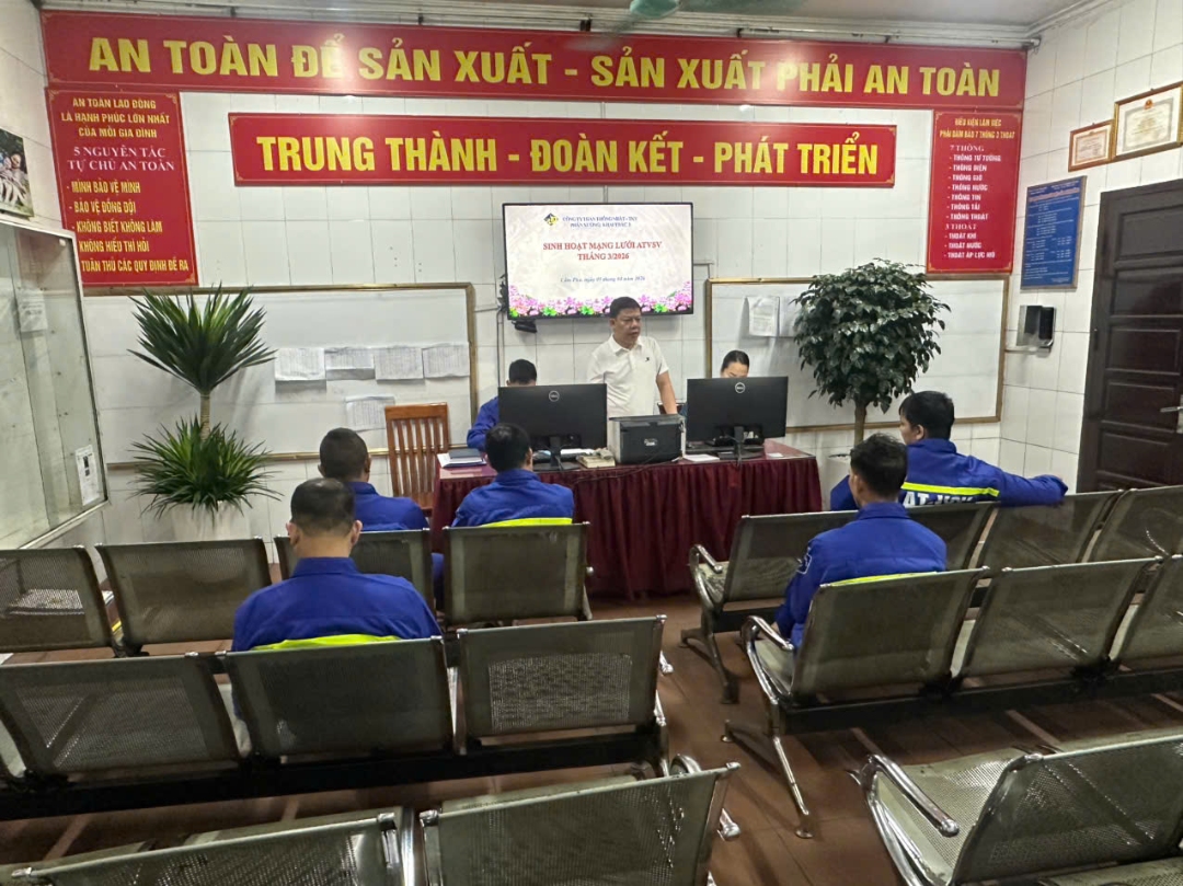 Giữ vững “lá chắn” an toàn từ mỗi ca sản xuất