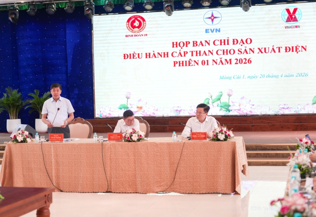 Tập đoàn Điện lực Việt Nam, Tập đoàn Công nghiệp Than - Khoáng sản Việt Nam và Binh đoàn 19 - Tổng Công ty Đông Bắc đồng chủ trì hội nghị
